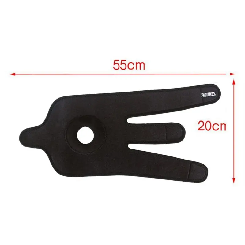 Эластичный бандаж наколенник поддержка колена регулируемый наколенники