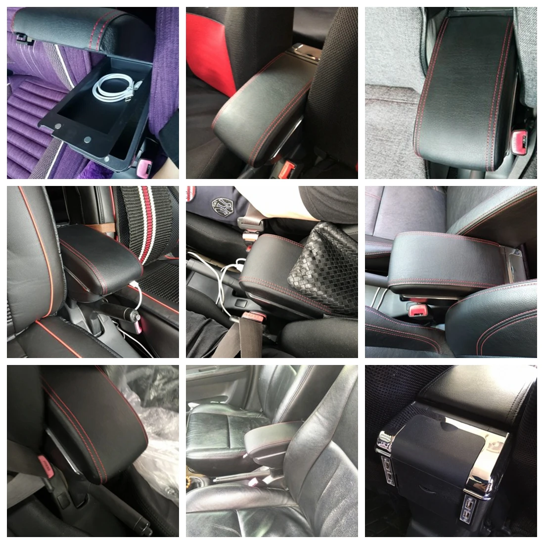 Ящик для хранения для Suzuki Swift 2005- подлокотник центр консоль коробка