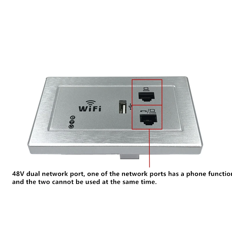ANDDEAR Белая стена AP Высокое качество гостиничный номер Wi-Fi крышка мини настенное крепление AP маршрутизатор точка доступа может подобрать телефонную линию