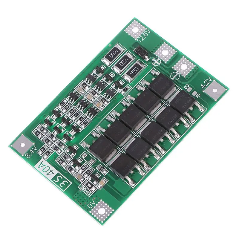 1 шт. 3S 11 V 12 6 40A w/Balance 18650 литий-ионный литиевый аккумулятор BMS Защитная плата