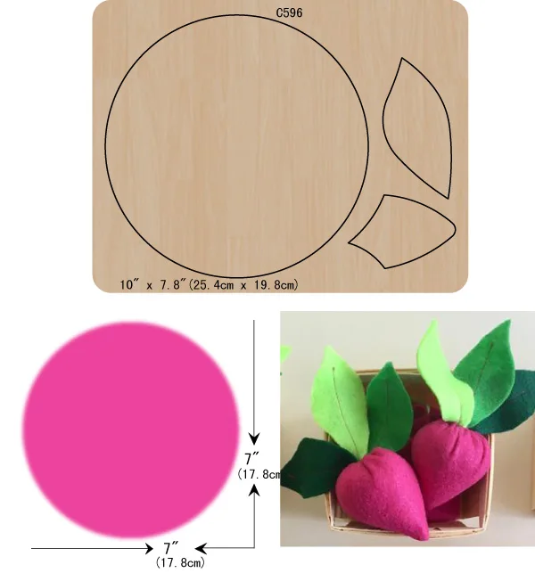 New Wooden die Scrapbooking C-593 Cutting Dies Multiple sizes - Цвет: C-596