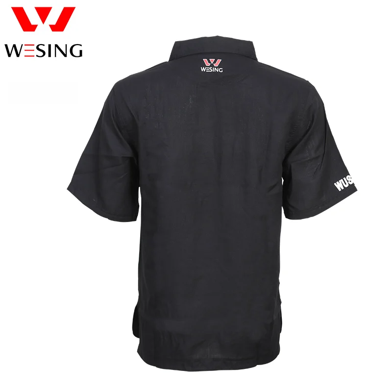 Wesing Sportswear T-shirt With Collar Light Sport Polo Shirt Martial Arts Tshirt Team Training Kungfu Uniforms | Спорт и развлечения