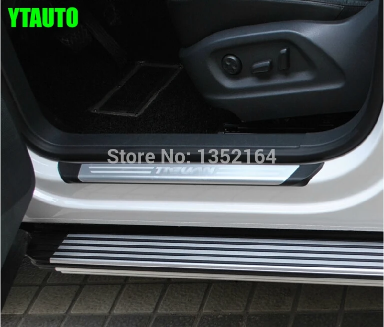 Автомобильные накладки на пороги/Накладка на пороги для Volkswagen Tiguan 2010-, нержавеющая сталь, авто аксессуары, автостайлинг
