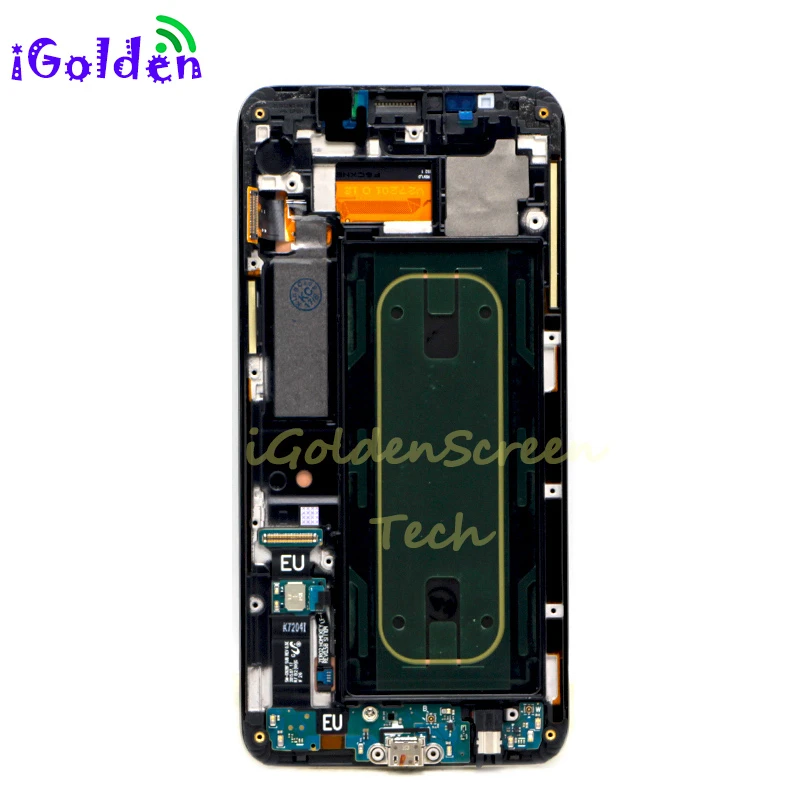 ЖК дисплей для Samsung Galaxy S6 Edge Plus G928 G928F сенсорный экран в сборе с рамкой 5 7 "SAMSUNG