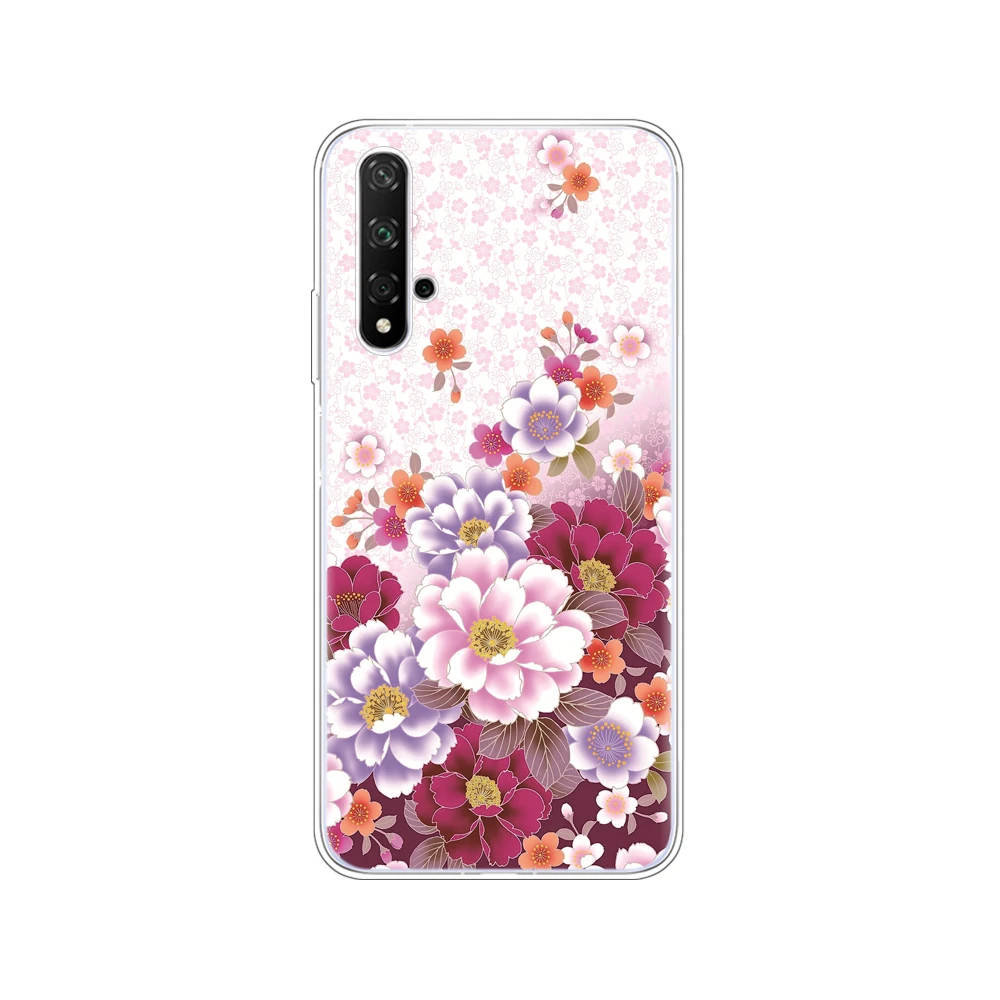 Чехол на Honor 20, силиконовый чехол на заднюю панель, чехол для телефона huawei Honor 20 Pro Lite Honor20 YAL-L21 YAL-L41, роскошный мультяшный рисунок - Цвет: 10642