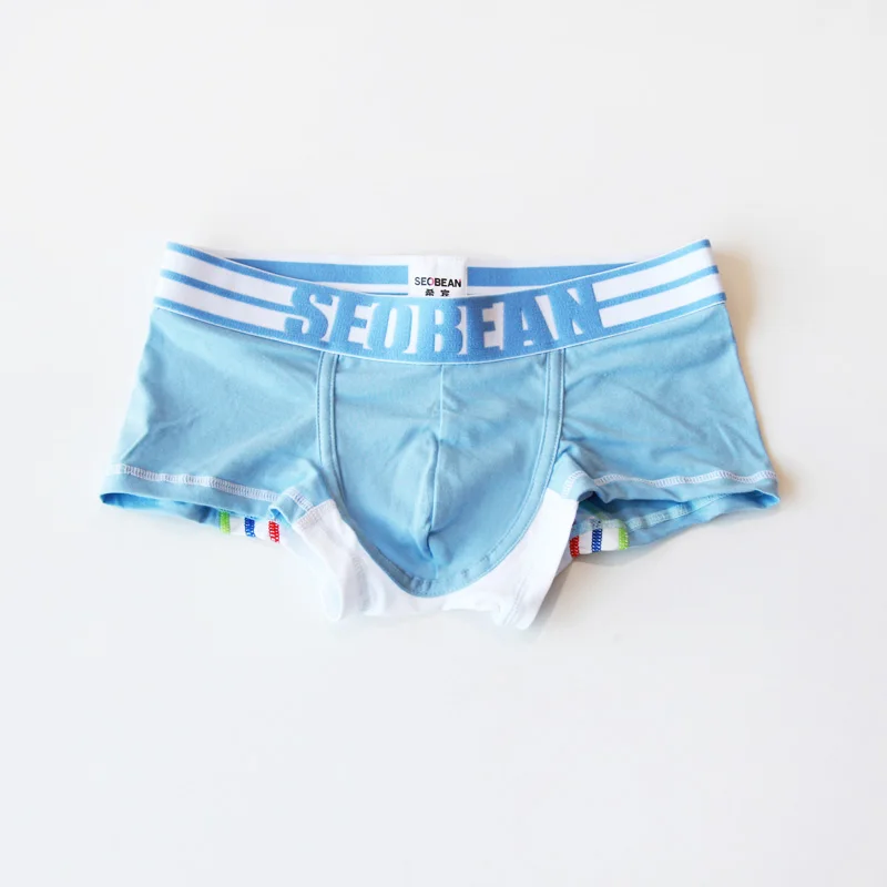 SEOBEAN Мужское хлопковое сексуальное нижнее белье ropa interior hombre стрейч|Мужские трусы