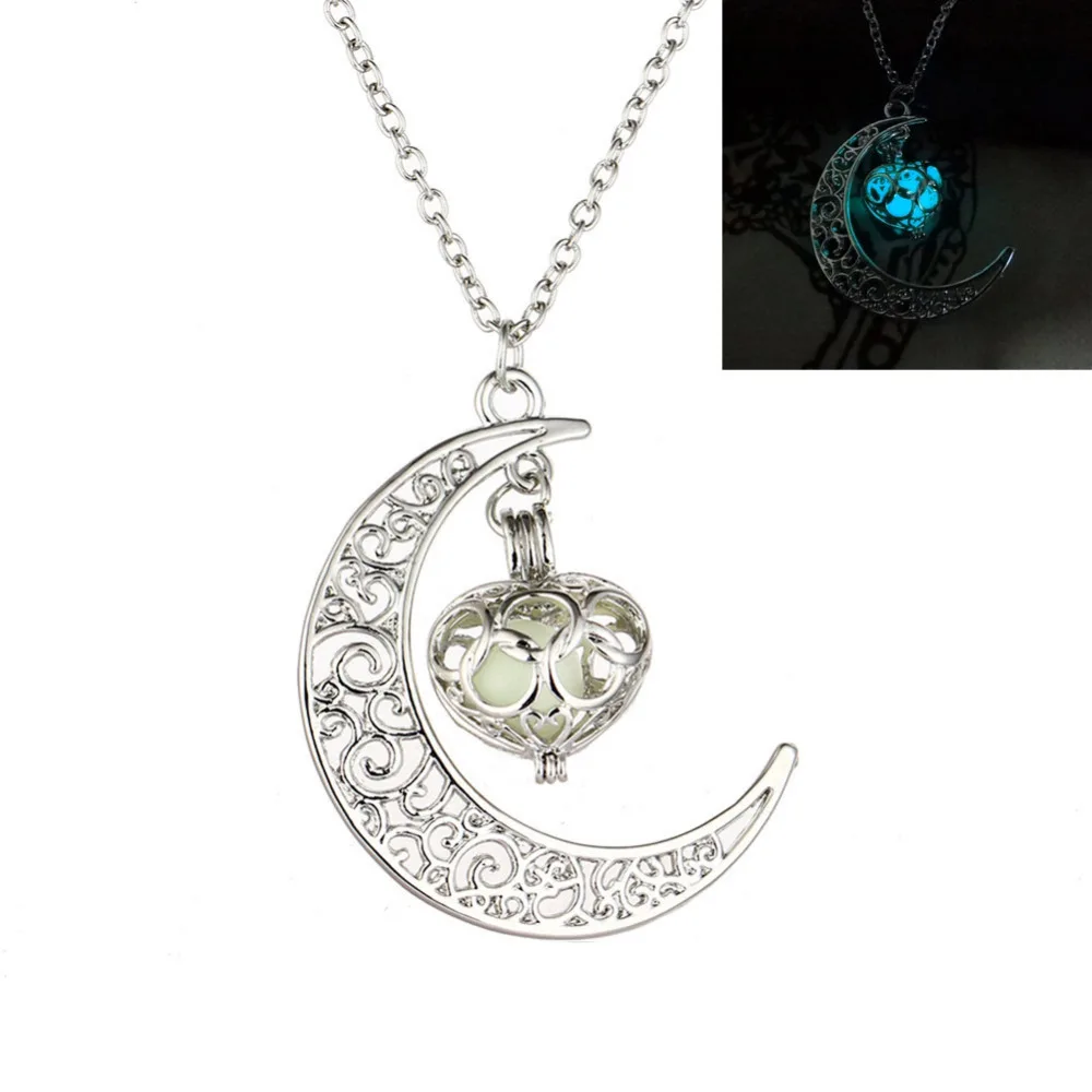 Chic Luminous Pendant Necklaces Glow In The Dark Necklace Women Girl Jewelry Gift | Украшения и аксессуары