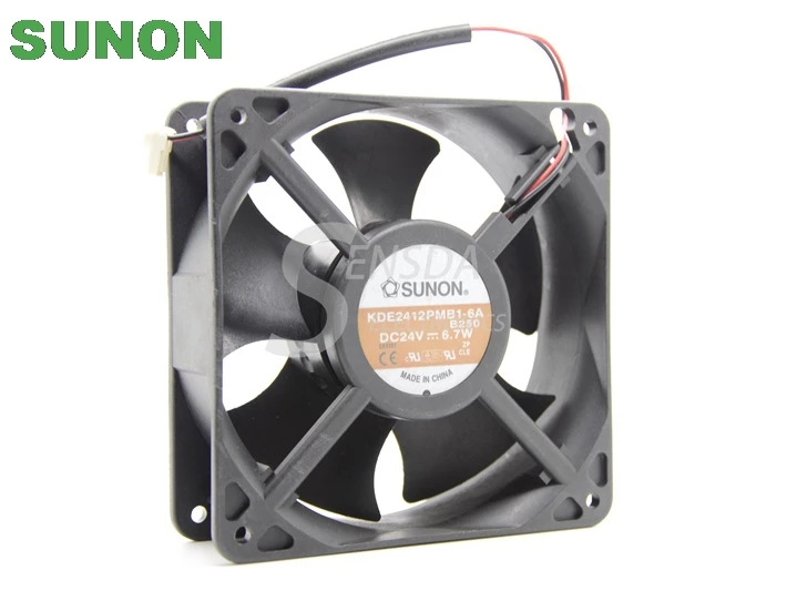 Вентилятор охлаждения для сервера Sunon 12038 постоянный ток 24 В 6 7 Вт 120X120X38MM 12 см|cooling