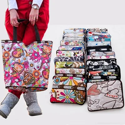 ЦЗИ ГЭН ПТИЦЫ Портативный Складной Хозяйственная Сумка Женщины Плечо Нейлоновые