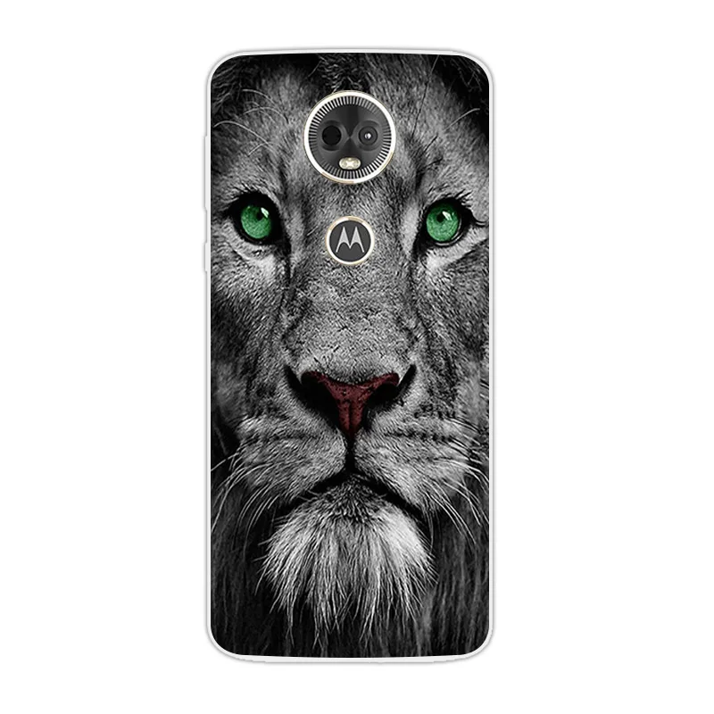 08 Чехол для Moto G5S G7 Plus Play power M, мягкий чехол из ТПУ с изображением волка, чехол для телефона Motorola E5 Plus, модный силиконовый чехол - Цвет: 08