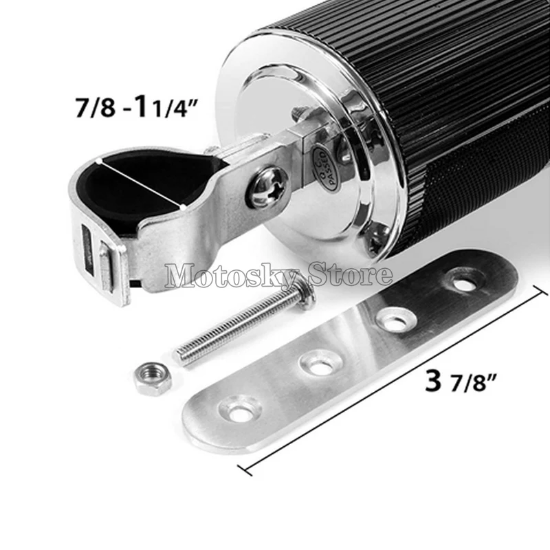 Мотоциклетный mp3-плеер Bluetooth-динамик с FM-радио на руль динамик регулируемым