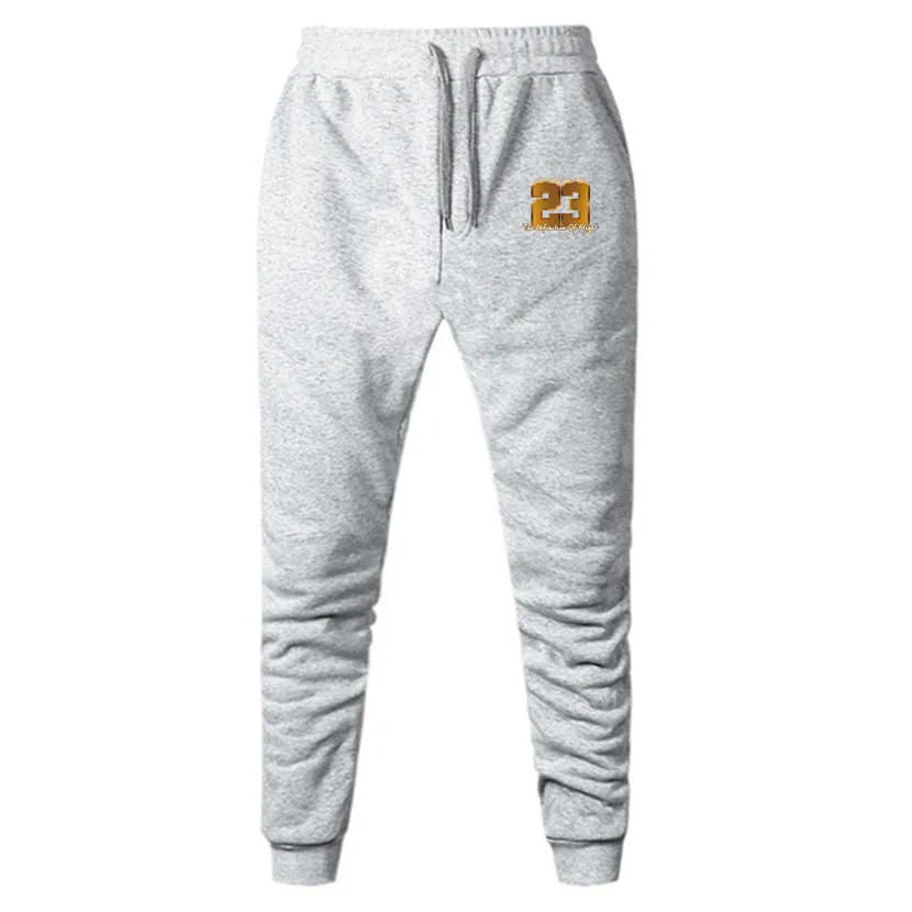Light gray 81 Высокое качество мужские брюки Jordan 23 брюки для бега мужские повседневные спортивные брюки Бодибилдинг мужские спортивные брюки S-XXXL - Цвет: Light gray 81
