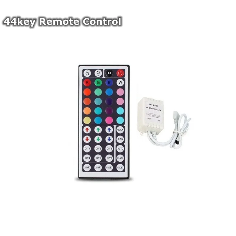 SMD RGB LED Strip rgb strip Led Light 5050 10m 30Leds/m led Tape IP65 Waterproof diode ribbon 44Key IR Controller DC 12V | Лампы и