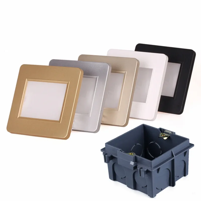 

Новый! Квадратные настенные светильники для лестницы, 1,5 Вт, светодиодные светильники для лестницы/фойе, огнеупорные настенные Угловые ламп...