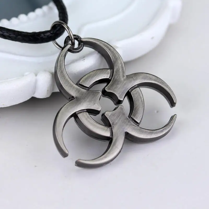 Hot Game Biohazard Resident Evil Necklace Fashion Rope Alloy Pendant And Necklaces Women Men Gift Jewelry | Украшения и