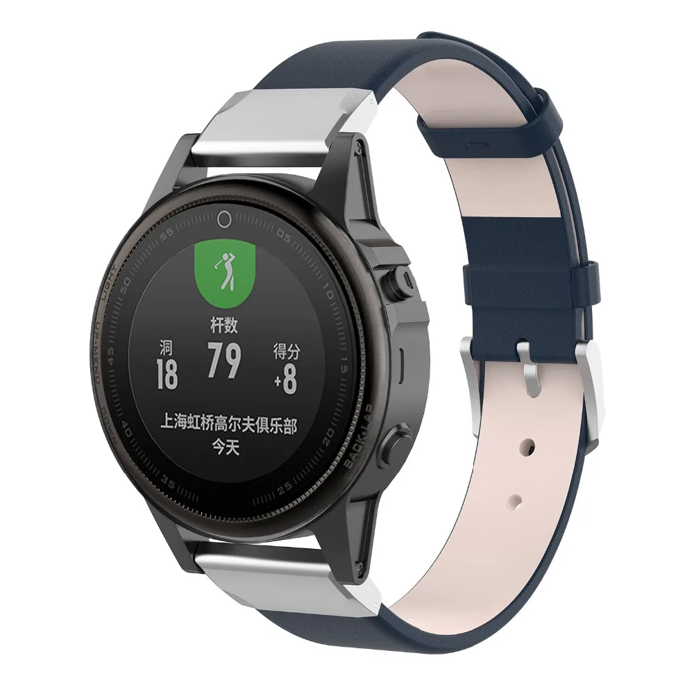 3 In1 Quick Fit Браслет ремешок для смарт-часов Garmin Fenix 5s группа кожаный часов + Экран