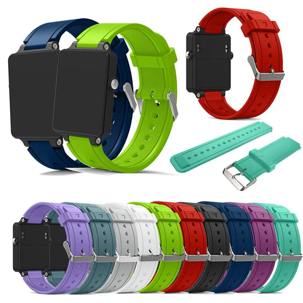 Сменный ремешок для умных часов Garmin Vivoactive мягкий силиконовый часов|Ремешки