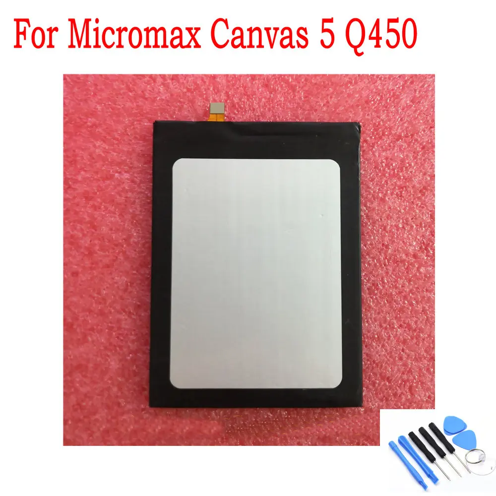 100% Новый оригинальный аккумулятор 2050 мАч для Micromax Canvas 5 Q450 мобильный телефон |