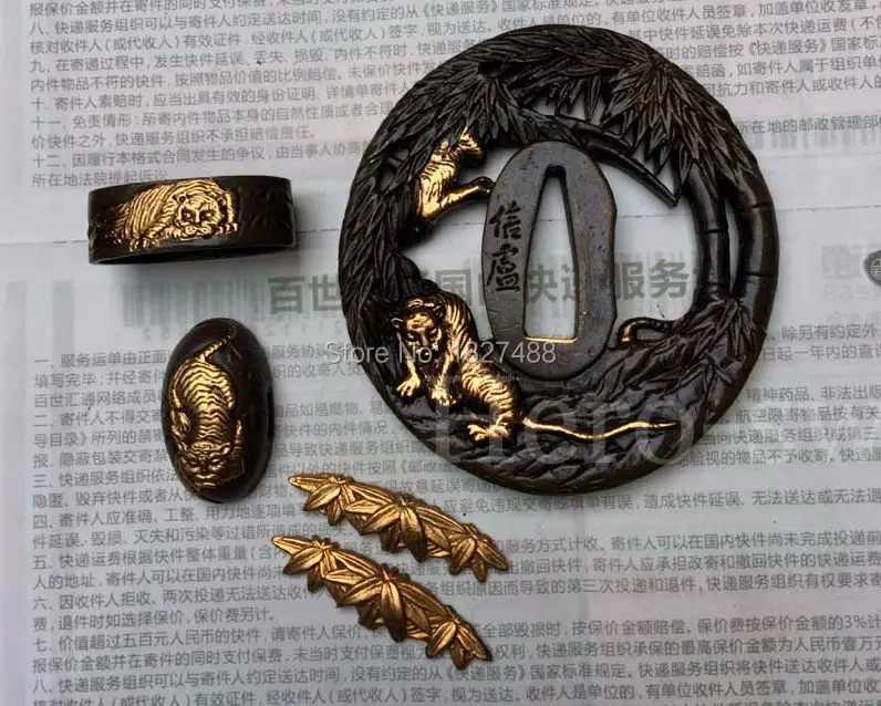 Высококачественная японская самурайская Цуба для Катанов медная Защитная лампа