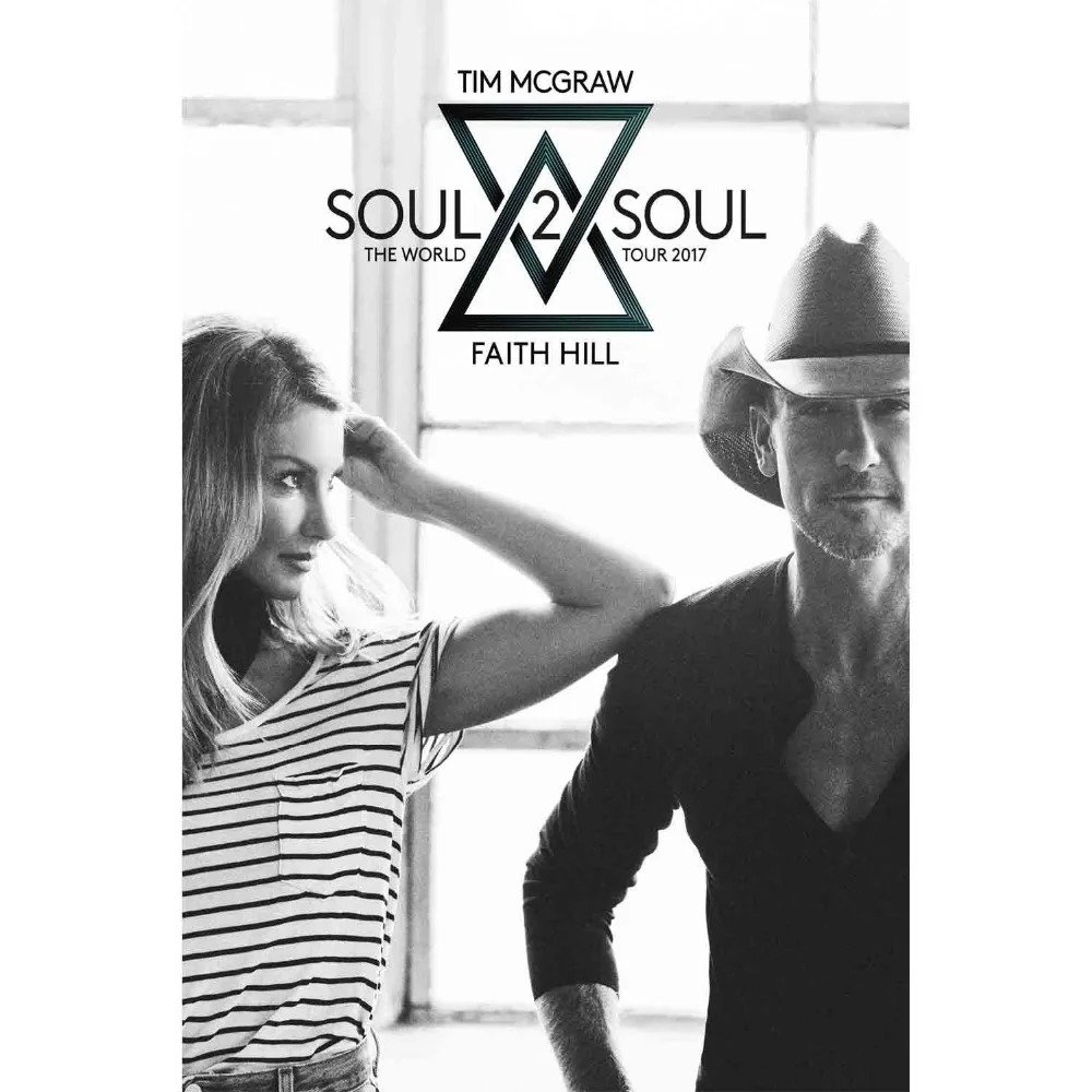 Новинка Лидер продаж Шелковый художественный постер Tim McGraw Soul 2 Faith Hill Tour наклейка