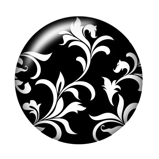 Модные красивые черного цвета с узором цветы Рисунок 10 шт. 12 мм/18 мм/20 мм/25 мм