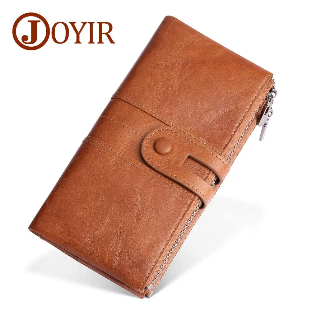 JOYIR Лидер продаж кошелек из натуральной кожи мужские Rfid кошельки мужской