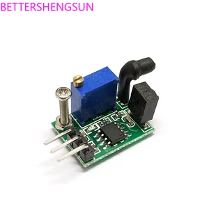 Инфракрасный цифровой модуль датчика избегания препятствий ультра-Маленький 3-100 см регулируемый ток 6ма