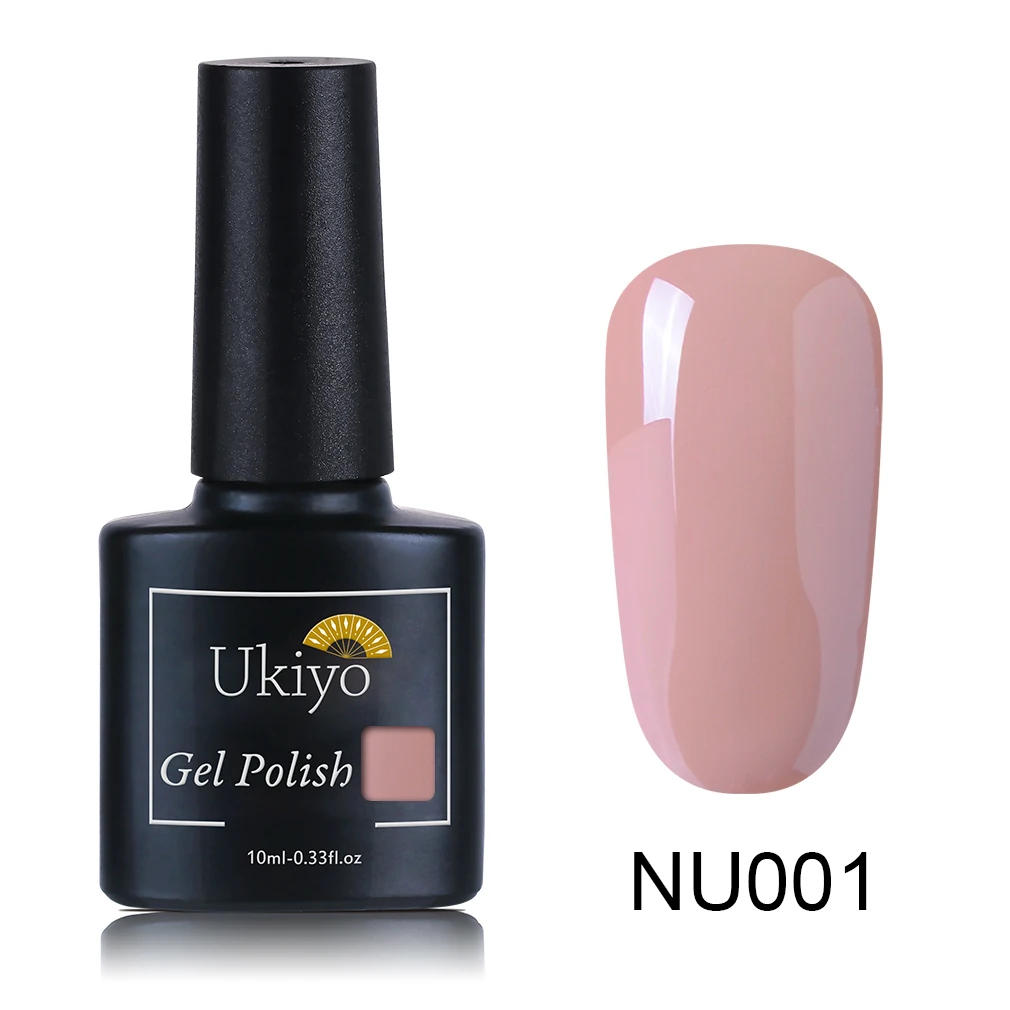 UY-NU001-10ML Ukiyo 10 мл телесный цвет серии УФ-гель для ногтей Отмачивание Полупостоянный лак для ногтей Nagellak гель лак Лаки - Цвет: UY-NU001-10ML