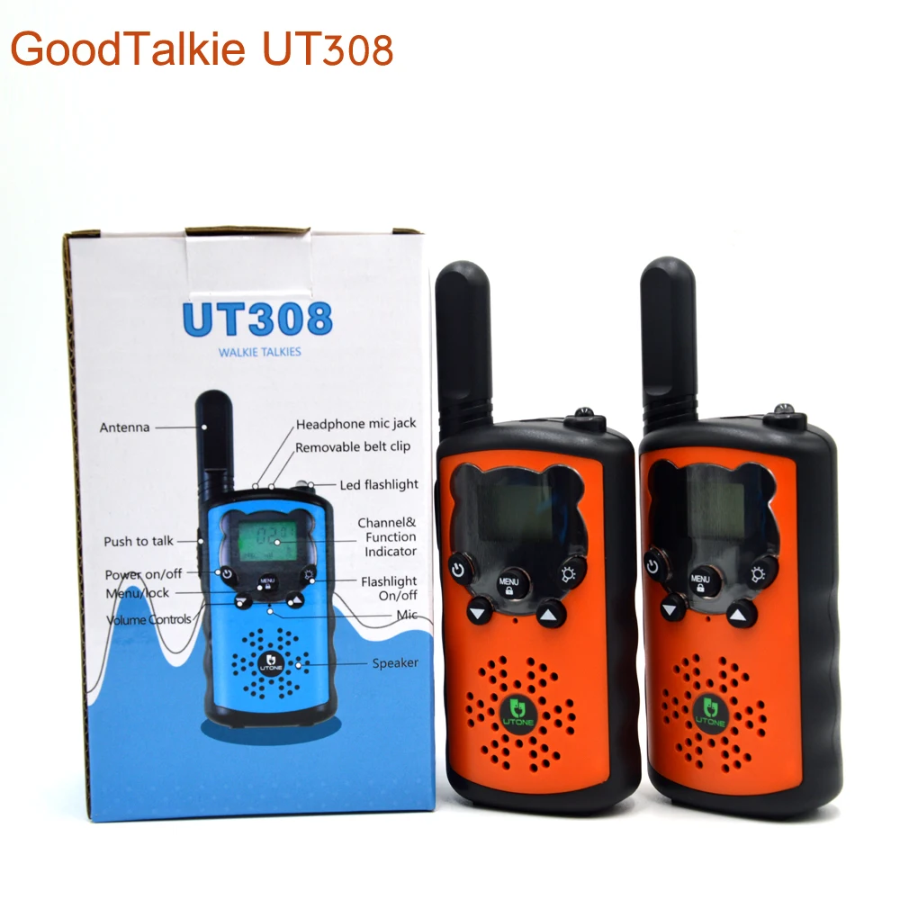 2 шт GoodTalkie UT308 портативная рация Высокая мощность UHF портативная двухсторонняя