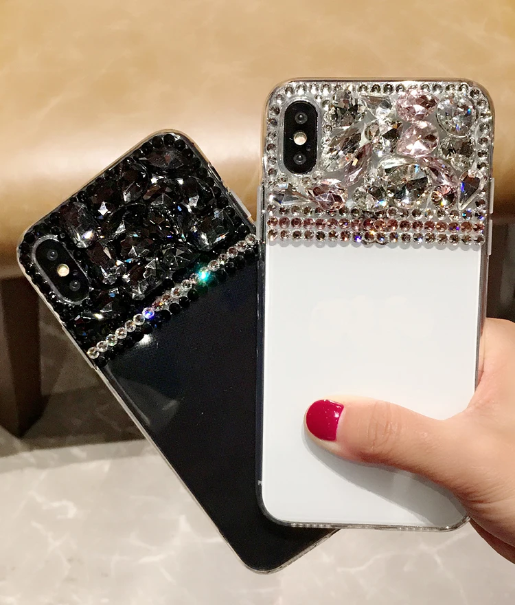 Прозрачный чехол для телефона huawei Honor V10 V9 V8 6X 6A 7X 7i 6 плюс 7 8 9 Lite блестящий алмаз