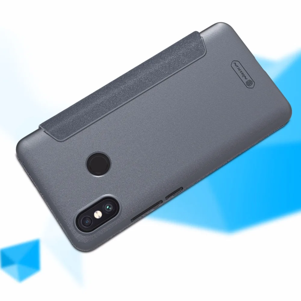 Для xiaomi mi max 3 Чехол 6," NILLKIN блестящий кожаный матовый флип-чехол для xiaomi mi max 3 с функцией сна