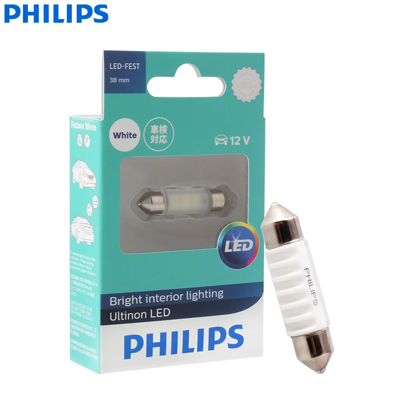 

Лампа светодиодная Philips Ultinon Fest, 38 мм, 12 В, 11854ULWX1, 6000K