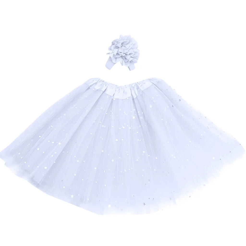 Детское платье принцессы для маленьких девочек Детская ярусная юбка американка
