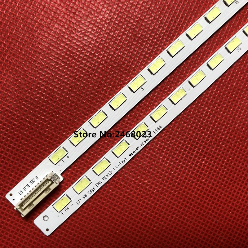 Из 2 предметов * 64 светодиодный Светодиодный подсветка полосы 47 &quotV6 край 6920L-0089B