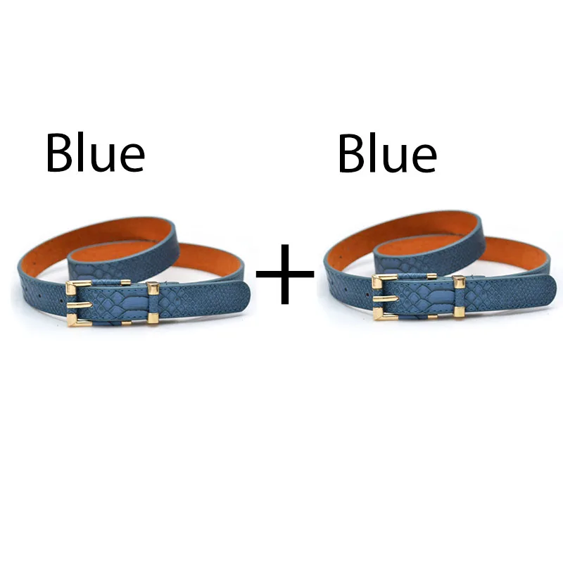2Blue Роскошные ремни, женские ремни, дизайнерские ремни для женщин, кожзам, женский ремень для джинсовых брюк, cinturon mujer kemer - Цвет: 2Blue