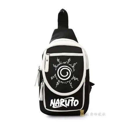 Японская мультяшная Наруто сумка на одно плечо Наклонная Сумка на плечо Uzumaki NARUTO Uchiha Sasuke нагрудная сумка