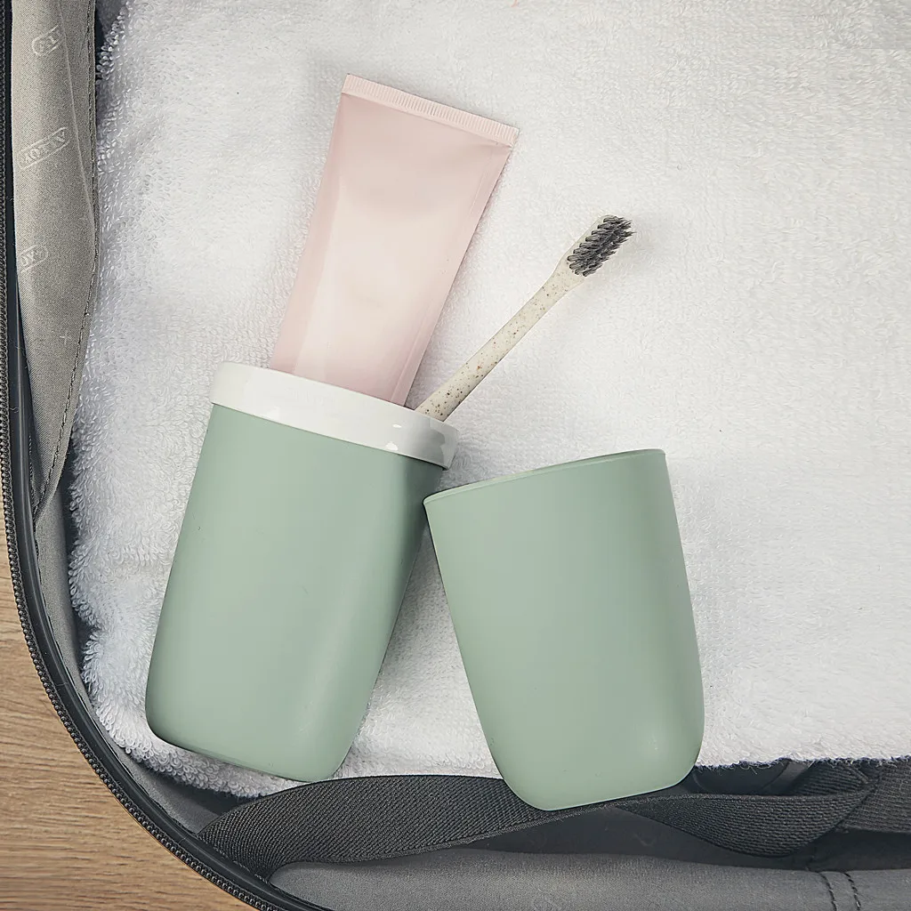 Дорожный колпачок для зубных щеток походная кружка съемные чашки протирания