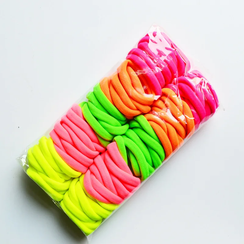 

100pcs Hair Scrunchies Girls Headbands Hair Holders Girls Tie Gum Rubber Bands Girls Hair Elastics Accessories Girl Headwear