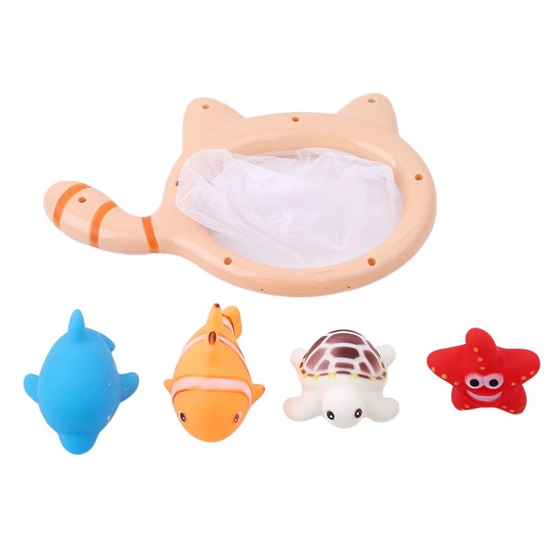 1 шт. рыболовные игрушки сетевая сумка забрать Duc Bee Fish детские плавательные