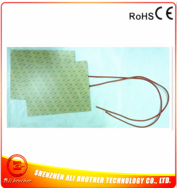 Силиконовая резиновая Подогреваемая кровать для 3D-принтера 370*280*1 5 мм 220 В 500 Вт на