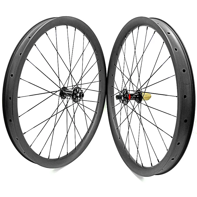 

29er mtb wheelset disc brake tubeless mtb 29 wheels asymmetry 40x28mm novatec 791SB/792SB 100x15mm 142x12mm carbon mtb wheels