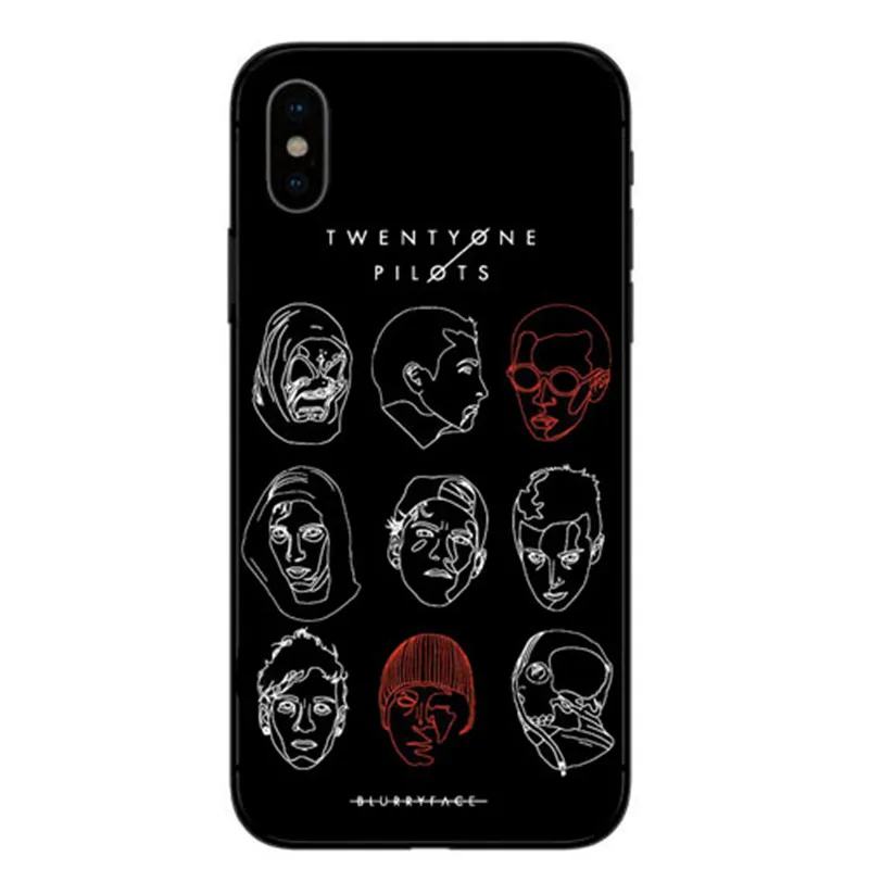 Twenty One Pilots для Fundas iphone 7 чехол Apple X 5 5S SE 6 6s 8 Plus задняя крышка телефона s capas |