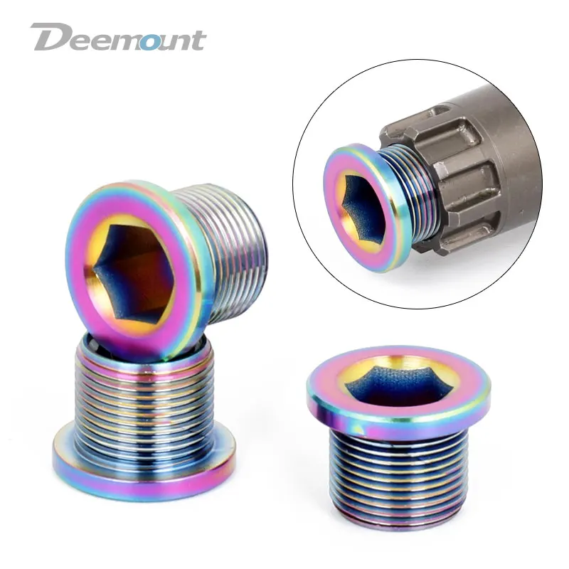 Deemount 2 шт./лот Ti TC4 болты M15 * 12 мм для нижних кронштейнов Сращивание кривошипная ось