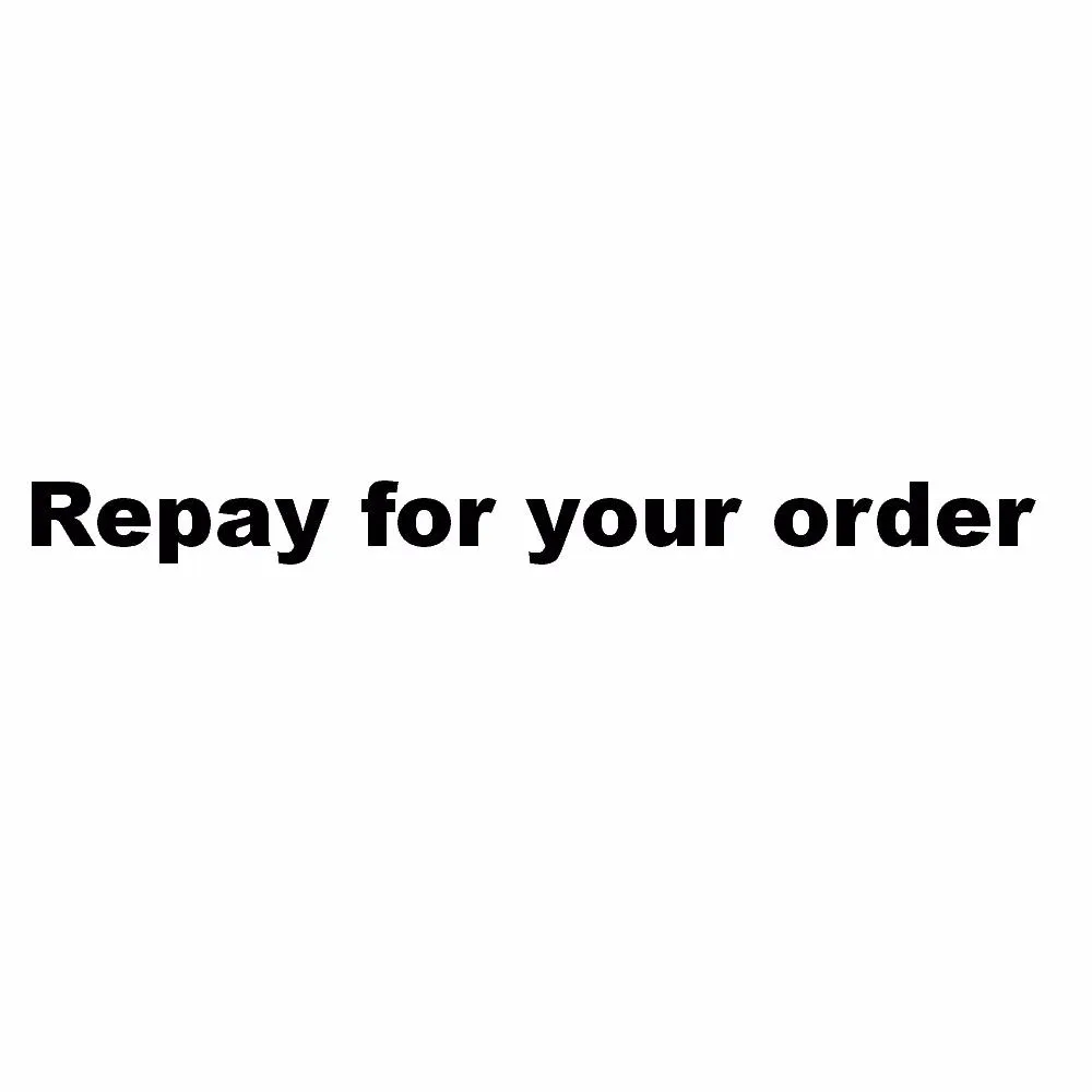

Repay for your order