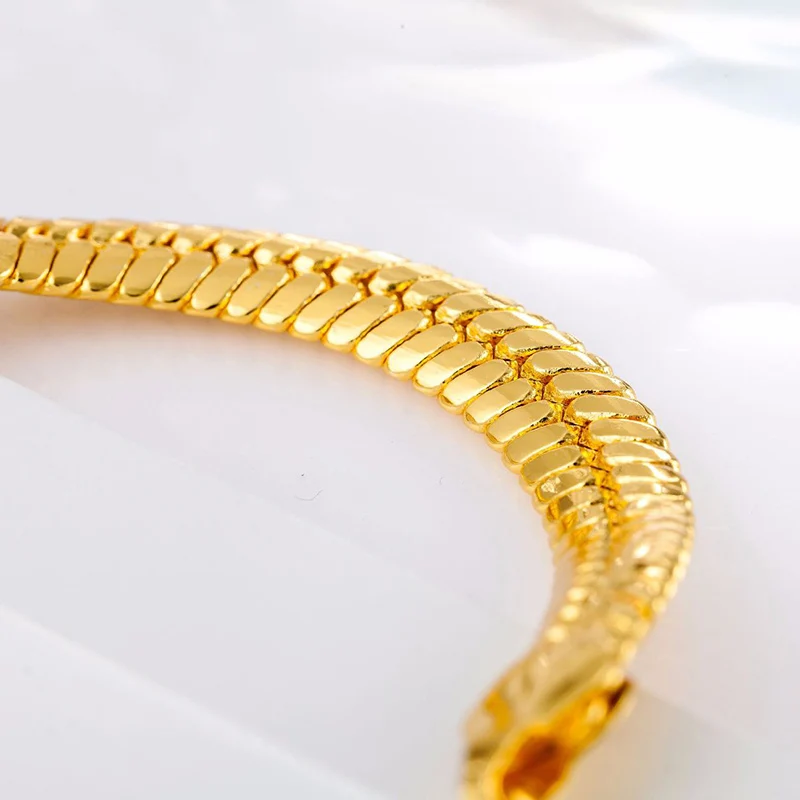 9 мм мужской браслет в стиле хип хоп с кубинским змеиным звеном золотые браслеты и