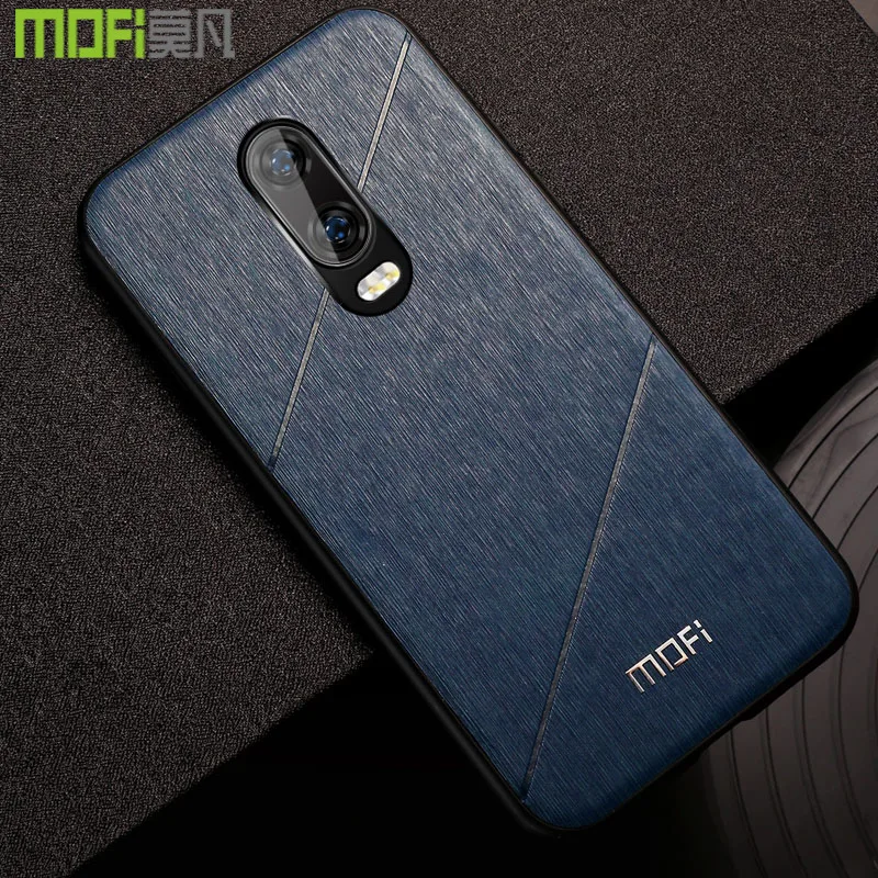 MOFi original oneplus 6T case one plus 6t back cover hard protective coque luxury oneplus6t business black 1+6t |