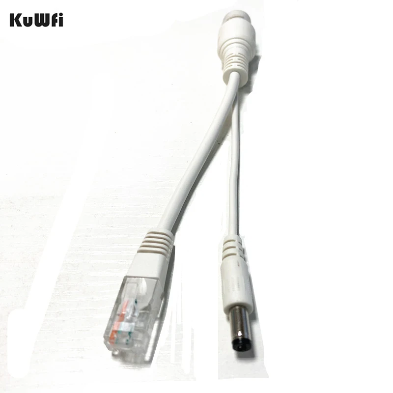 2 шт. KuWFi кабель адаптер poe RJ45 инжектор Сплиттер Комплект пассивного питания через
