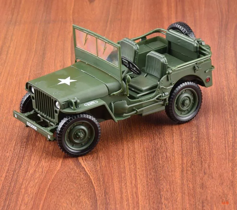 Масштаб 1:18 Вторая мировая война игрушечный автомобиль с анти летательным