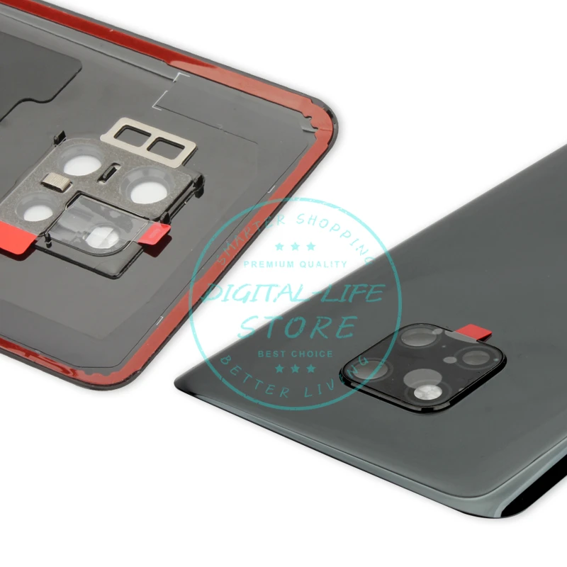 Оригинальная задняя крышка батарейного отсека для Huawei Mate 20 Pro стеклянный корпус +