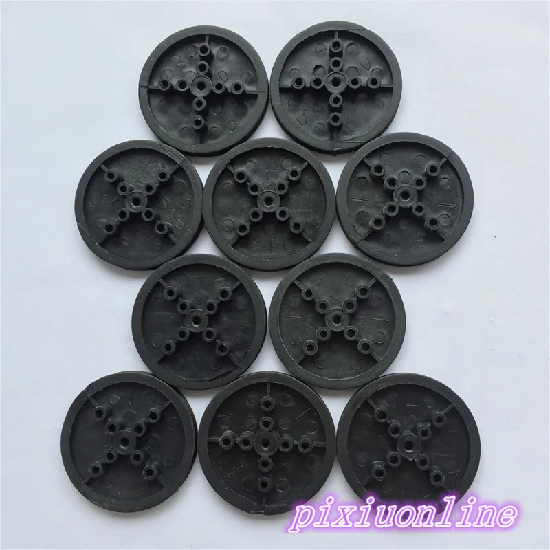 10 шт. K009Y 36 мм черный пластиковый ремень модель приводное колесо DIY игрушки Робот